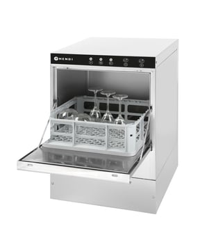 Hendi | Glazen vaatwasser 40x40 - elektronische bediening