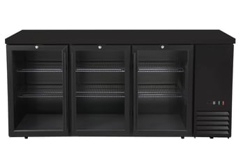 Arktic | Bar koelwerkbank, glazen deuren