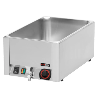 REDFOX BMV 1115 | Bain marie elektrische GN 1/1 - 150 met aftapkraan