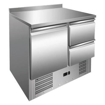 REDFOX MTZ 902 | Koelwerkbank 1 deur, 1x2 lade