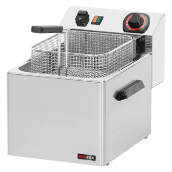 REDFOX FE 07 S | Elektrische friteuse 0,43 kW/l, 8 l tafelmodel 230 V