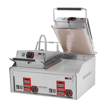 REDFOX FTHC 60 ED + 2x KD 30 T | Fry Top Griddle elektrisch glad duurzaam chroom