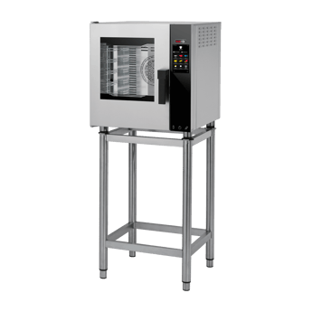 REDFOX MPDN 0523 X EL | Elektrische heteluchtoven versterkte uitvoering Directe stoom Color touch screen Links scharnierende deur 5x GN 2/3