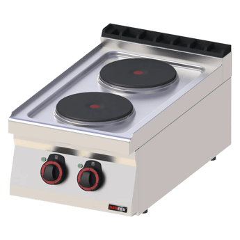REDFOX SP 70/04 E | Cooking range electric 2x plate zonder cabinet 400 V