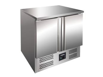 SARO | Gekoelde werkbank met 2 deuren,model VIVIA S 901 S/S TOP