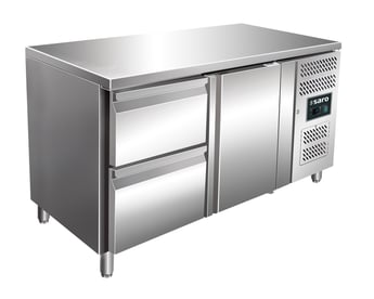 SARO | Gekoelde werkbank met 1 deur en 1x set van 2 lades,model KYLJA 2110 TN
