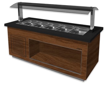SARO | Warm buffetmodel PREMIUM LINE SB-H 200 okkernoot