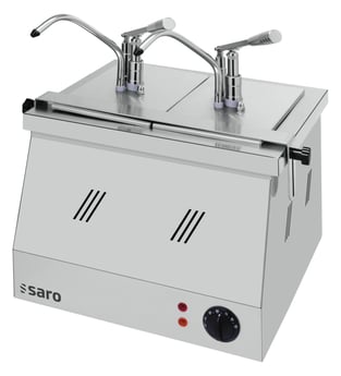 SARO | Bainmarie 2 x 1/4 en 2 x 1/6 met pompkopmodel BM-0214