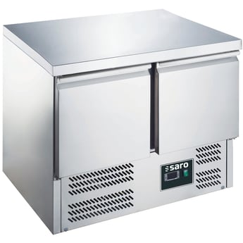 SARO | Gekoelde werkbank met 2 deuren,model ES 901 S/S TOP