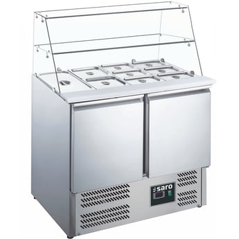 SARO | Saladette met glas opbouwmodel ES 900 G