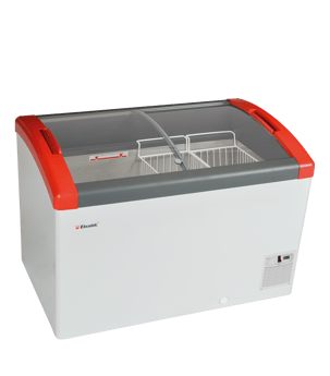 Elcold | Diepvrieskist met glijdeksels FOCUS 106 RED - TC-38901