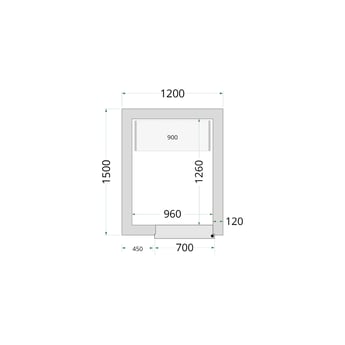 Tefcold | Vriescelpanelen 120 mm CR 120x150x220 - TC-44135