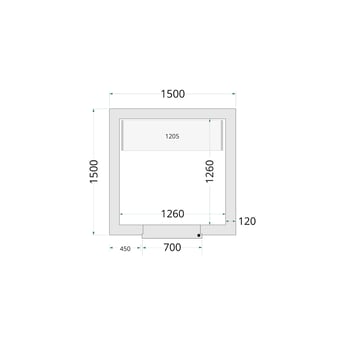 Tefcold | Vriescelpanelen 120 mm CR 150x150x220 - TC-44141