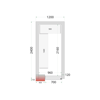 Tefcold | CRNF1224 Shelf Rack System Kit - TC-46221