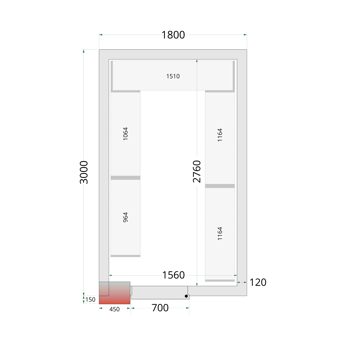 Tefcold | CRNF1830 Shelf Rack System Kit - TC-46229