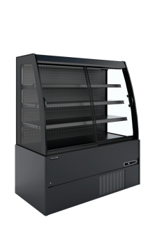 Tefcold | Lage wandkoeler met schuifdeuren MCB130S Low LED - TC-47089