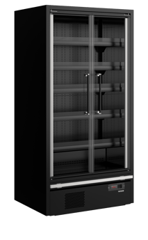Tefcold | Multideckkoeler, supermarkt Galaxy+ GP10FGD Maxi Black - TC-48092
