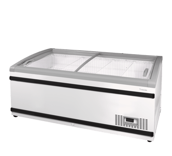 Tefcold | Diepvrieseiland met glazen schuifdeksels NEWLINZ170 - TC-51483