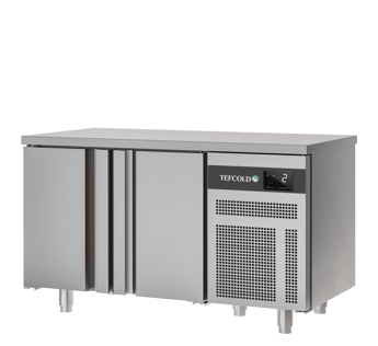 Tefcold | Gekoelde werktafel 2deurs GN1/1 EURO GN2 - TC-52063