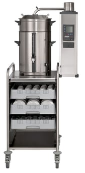 Bravilor Bonamat B40 W links professionele koffiemachine rondfilterapparaat wand 400V 