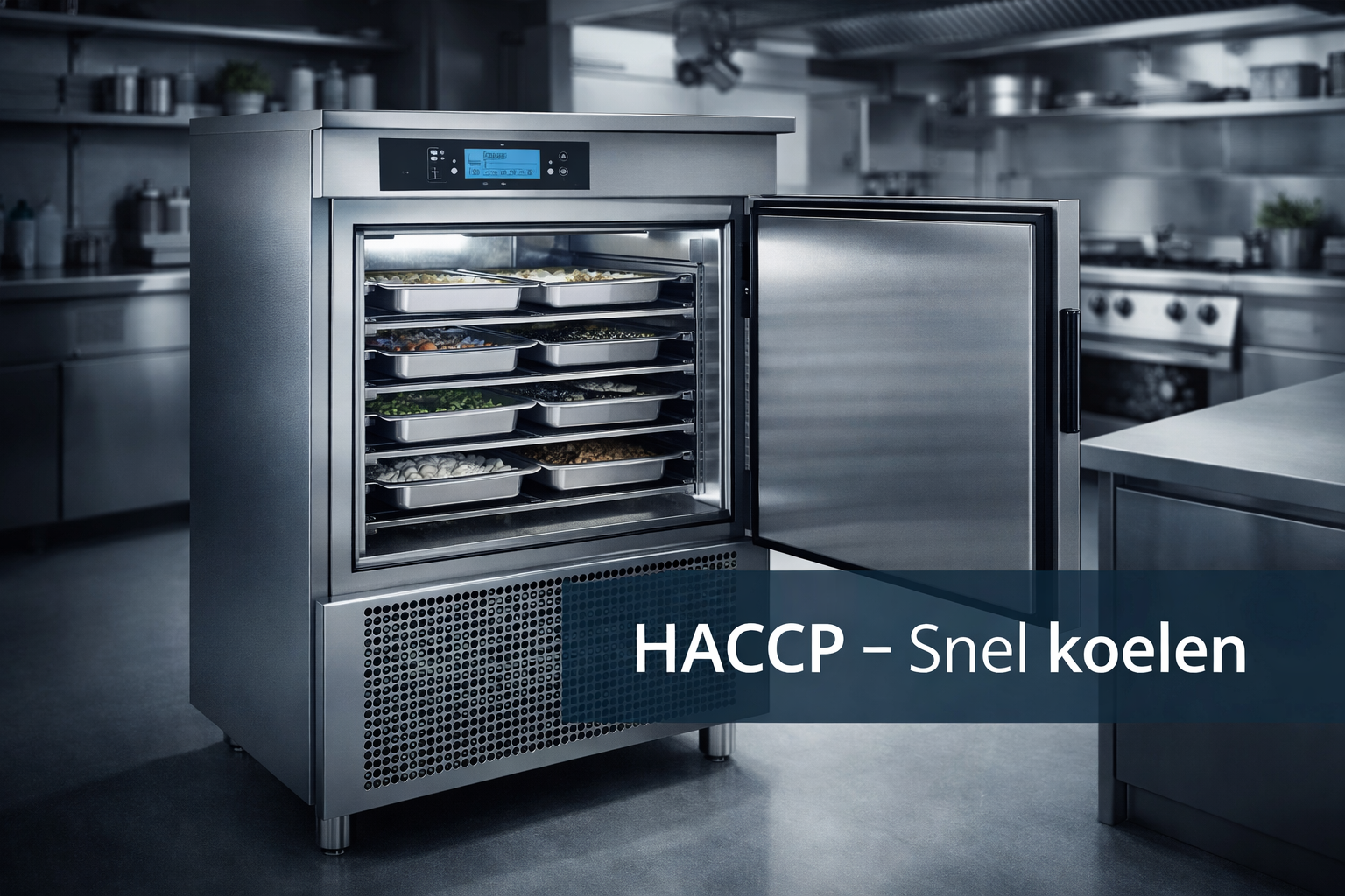 Blast chiller: waarom snel koelen onmisbaar is voor HACCP