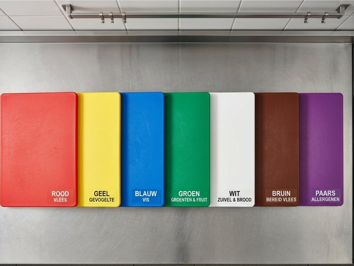 Snijplanken in de horeca: kleurcodering en HACCP-regels